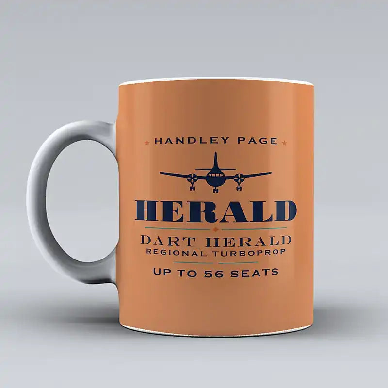 Handley Page HPR.7 Dart Herald - Heritage - Mug - Orange