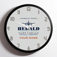Thumbnail for Handley Page HPR.7 Dart Herald - Heritage + Name - Framed - Light Gray