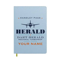 Thumbnail for Handley Page HPR.7 Dart Herald - Heritage + Name - Notebook - Light Blue