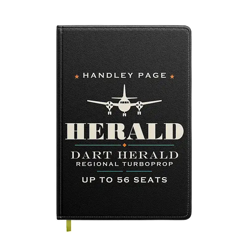Handley Page HPR.7 Dart Herald - Heritage - Notebook - Black