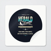 Thumbnail for Handley Page HPR.7 Dart Herald - Original - Circle Sticker - Peel