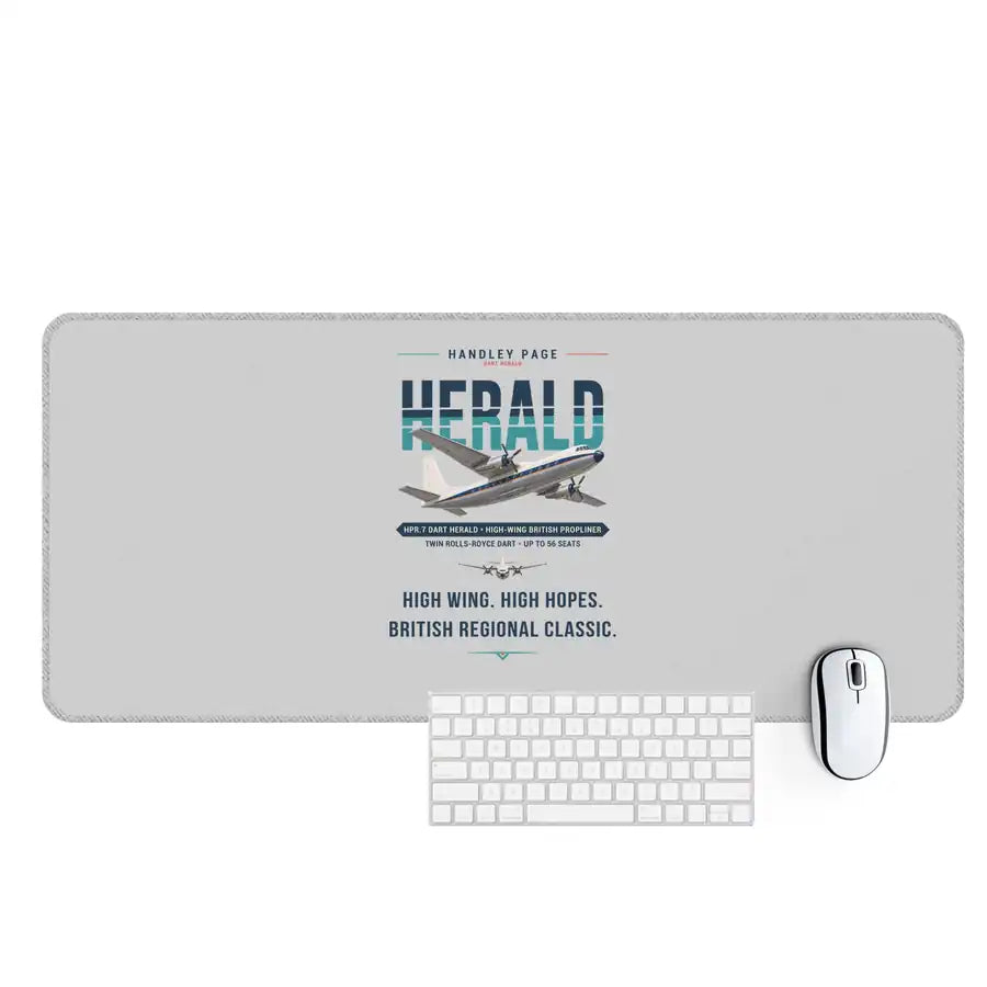 Handley Page HPR.7 Dart Herald - Original - Desk Mat - Light Gray