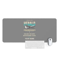 Thumbnail for Handley Page HPR.7 Dart Herald - Original + Name - Desk Mat - Gray