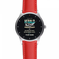 Thumbnail for Handley Page HPR.7 Dart Herald - Original + Name - Leather Strap - Red Leather Strap