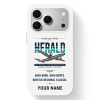 Thumbnail for Handley Page HPR.7 Dart Herald - Original + Name - MagSafe iPhone 17 Pro - White