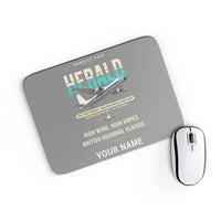 Thumbnail for Handley Page HPR.7 Dart Herald - Original + Name - Mouse Pad - Gray