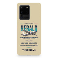 Thumbnail for Handley Page HPR.7 Dart Herald - Original + Name - Samsung Case - Beige