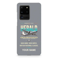 Thumbnail for Handley Page HPR.7 Dart Herald - Original + Name - Samsung Case - Gray