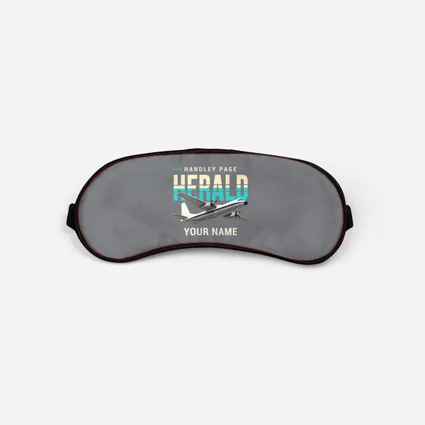 Handley Page HPR.7 Dart Herald - Original + Name - Sleep Mask - Gray