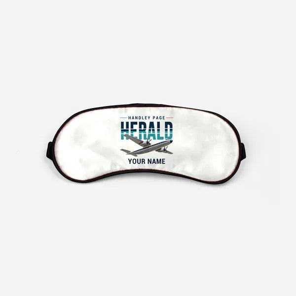 Handley Page HPR.7 Dart Herald - Original + Name - Sleep Mask - White