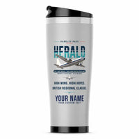 Thumbnail for Handley Page HPR.7 Dart Herald - Original + Name - Stainless Steel (No Holder) - Light Gray