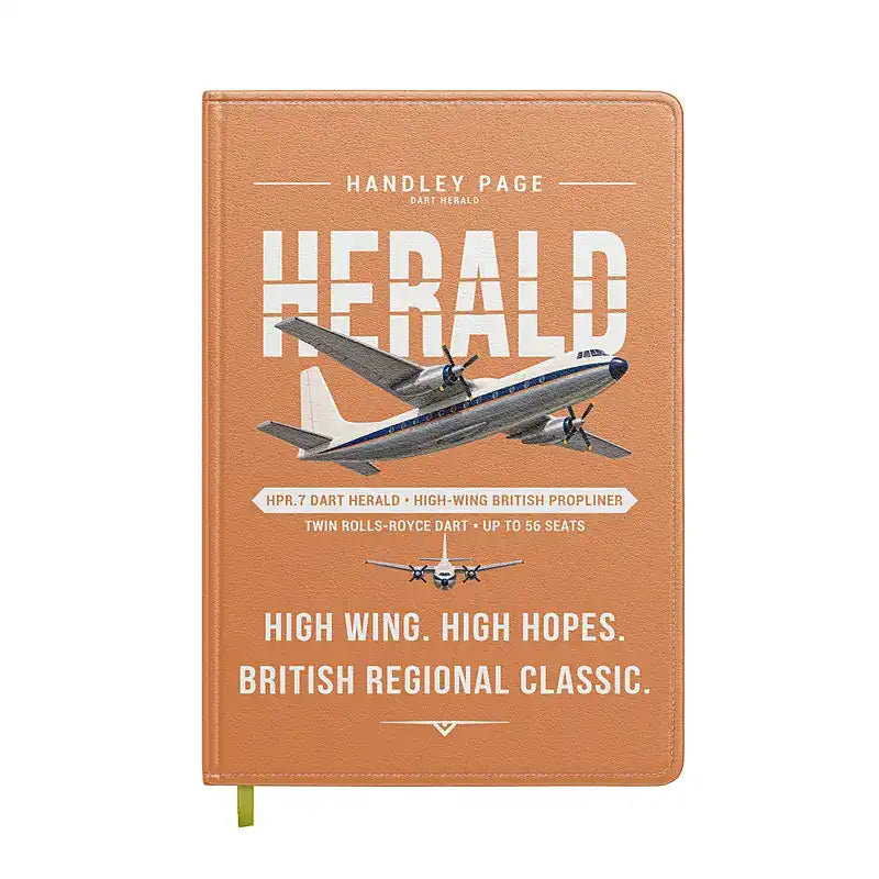 Handley Page HPR.7 Dart Herald - Original - Notebook - Orange