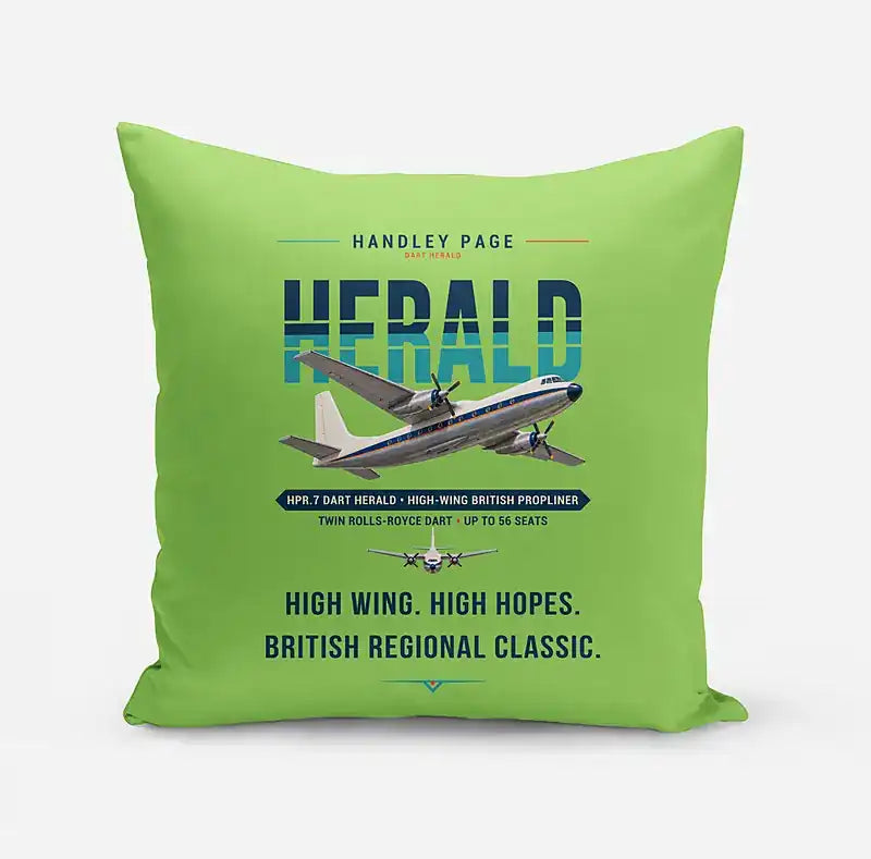 Handley Page HPR.7 Dart Herald - Original - Pillow - Light Green