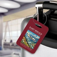 Thumbnail for Handley Page HPR.7 Dart Herald - Poster - Luggage Tag - Dark Red
