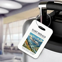 Thumbnail for Handley Page HPR.7 Dart Herald - Poster - Luggage Tag - White