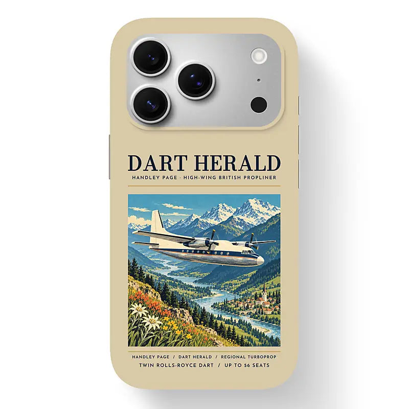 Handley Page HPR.7 Dart Herald - Poster - MagSafe iPhone 17 Pro - Beige