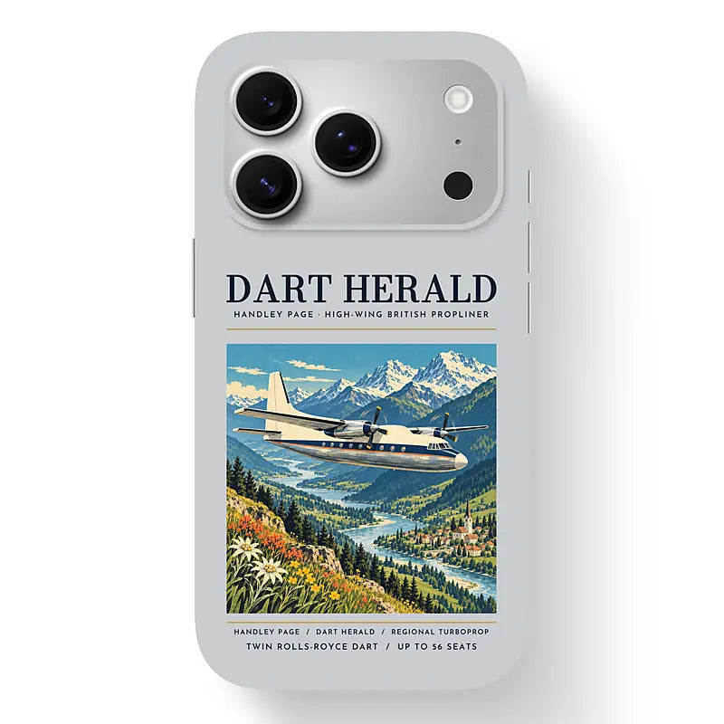 Handley Page HPR.7 Dart Herald - Poster - MagSafe iPhone 17 Pro - Light Gray