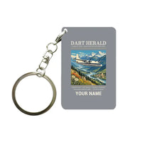 Thumbnail for Handley Page HPR.7 Dart Herald - Poster + Name - Key Chain - Gray