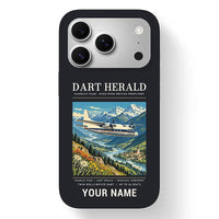 Thumbnail for Handley Page HPR.7 Dart Herald - Poster + Name - MagSafe iPhone 17 Pro - Black