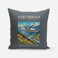 Thumbnail for Handley Page HPR.7 Dart Herald - Poster - Pillow - Gray