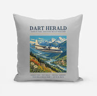 Thumbnail for Handley Page HPR.7 Dart Herald - Poster - Pillow - Light Gray