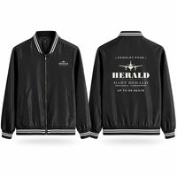 Thumbnail for Handley Page HPR.7 Dart Herald Stylish Jackets - Baseball Collar - Heritage - Black