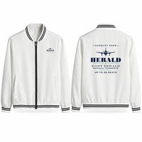 Thumbnail for Handley Page HPR.7 Dart Herald Stylish Jackets - Baseball Collar - Heritage - White
