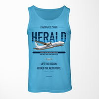 Thumbnail for Handley Page HPR.7 Dart Herald design on sky blue tank top