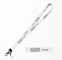 Thumbnail for Hanmer Springs City Series lanyard - white