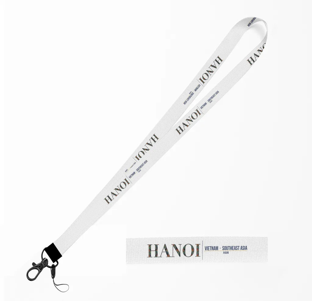Hanoi City Series lanyard - white