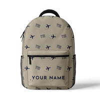 Thumbnail for Harbin Y-12E - 3D Backpack - 3D Pattern + Name - Beige