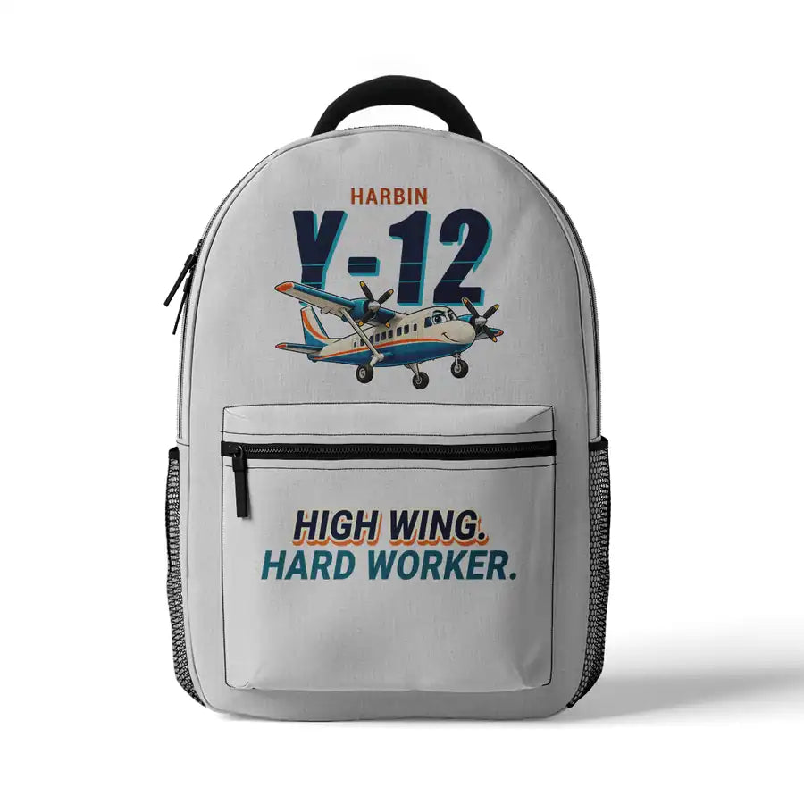 Harbin Y-12E - 3D Backpack - Cartoon - White