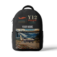 Thumbnail for Harbin Y-12E - 3D Backpack - Gray + Name