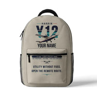 Thumbnail for Harbin Y-12E - 3D Backpack - Original + Name - Beige