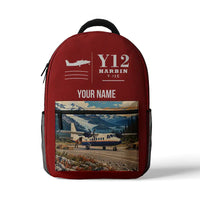 Thumbnail for Harbin Y-12E - 3D Backpack - Red + Name