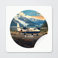 Thumbnail for Harbin Y-12E - 3D + Name - Circle Sticker - Peel