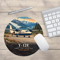 Thumbnail for Harbin Y-12E - 3D + Name - Round Mouse Pad - Full Print