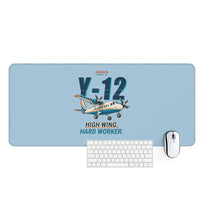 Thumbnail for Harbin Y-12E - Cartoon - Desk Mat - Light Blue