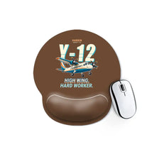 Thumbnail for Harbin Y-12E - Cartoon - Ergonomic Mouse Pad - Brown