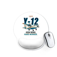 Thumbnail for Harbin Y-12E - Cartoon - Ergonomic Mouse Pad - White