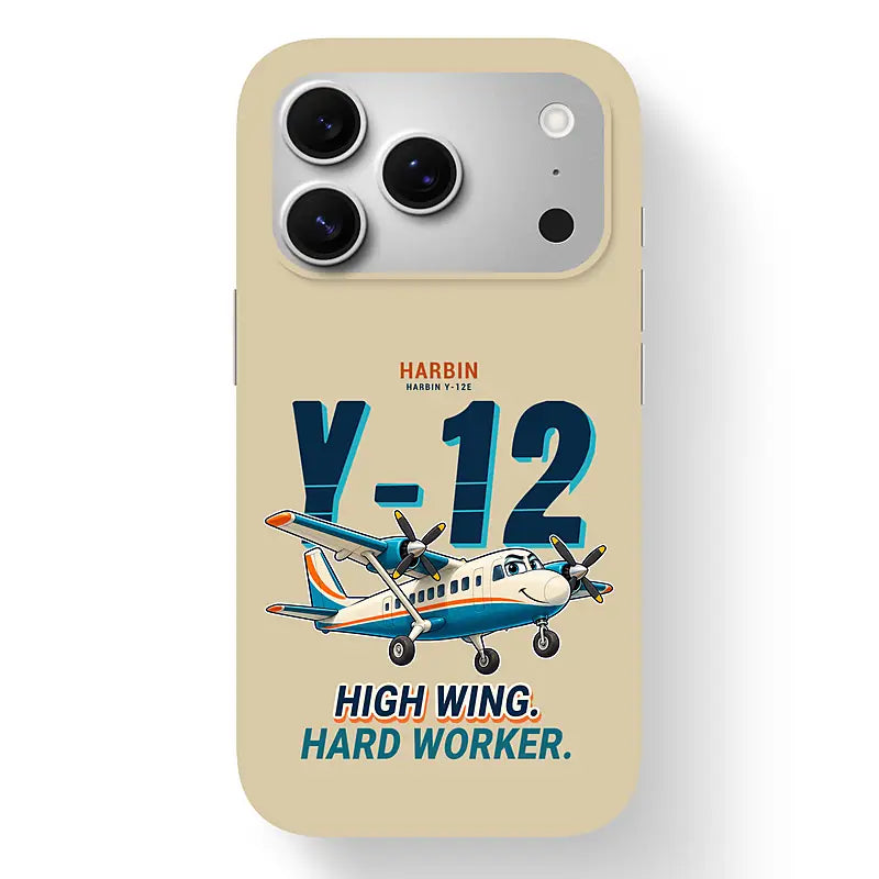 Harbin Y-12E - Cartoon - MagSafe iPhone 17 Pro - Beige