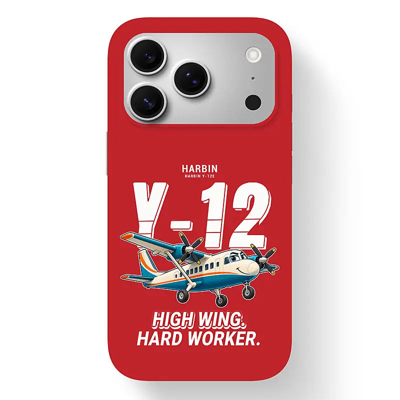 Harbin Y-12E - Cartoon - MagSafe iPhone 17 Pro - Red