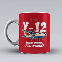 Thumbnail for Harbin Y-12E - Cartoon - Mug - Red