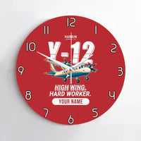 Thumbnail for Harbin Y-12E - Cartoon + Name - No Frame - Red