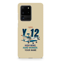 Thumbnail for Harbin Y-12E - Cartoon + Name - Samsung Case - Beige