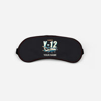 Thumbnail for Harbin Y-12E - Cartoon + Name - Sleep Mask - Black