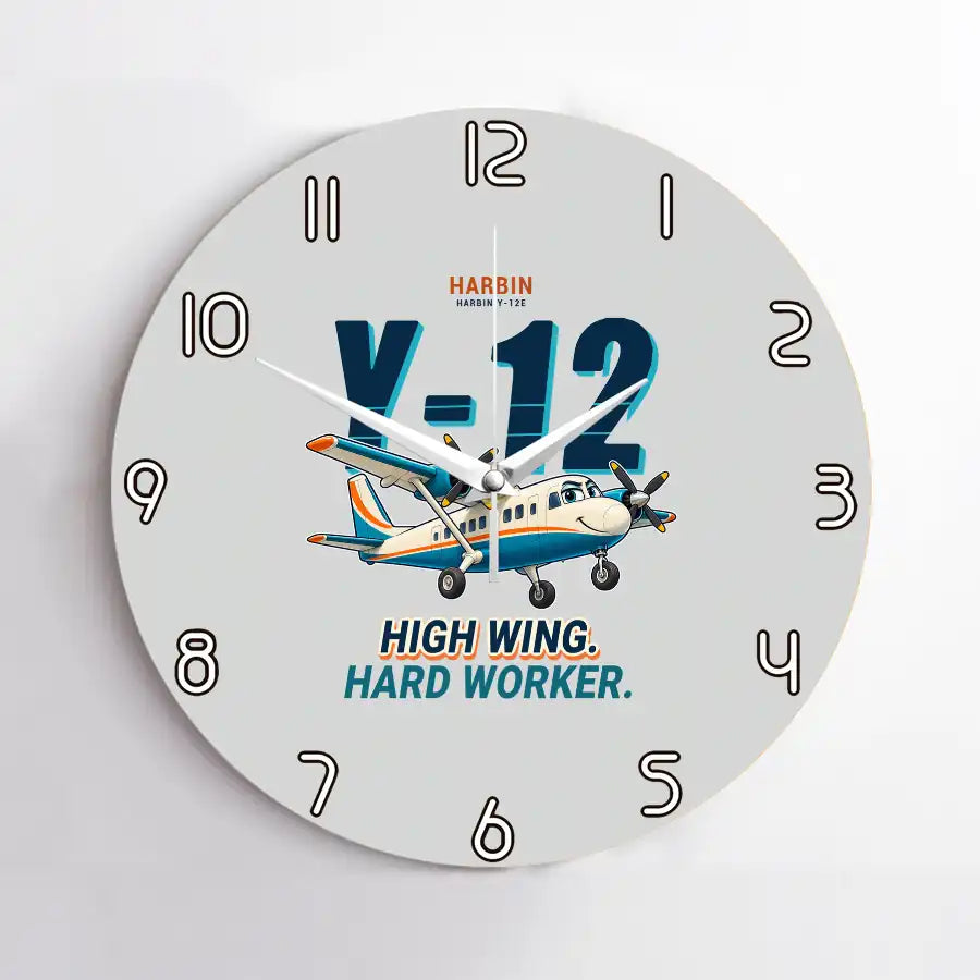 Harbin Y-12E - Cartoon - No Frame - Light Gray