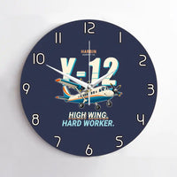Thumbnail for Harbin Y-12E - Cartoon - No Frame - Navy Blue