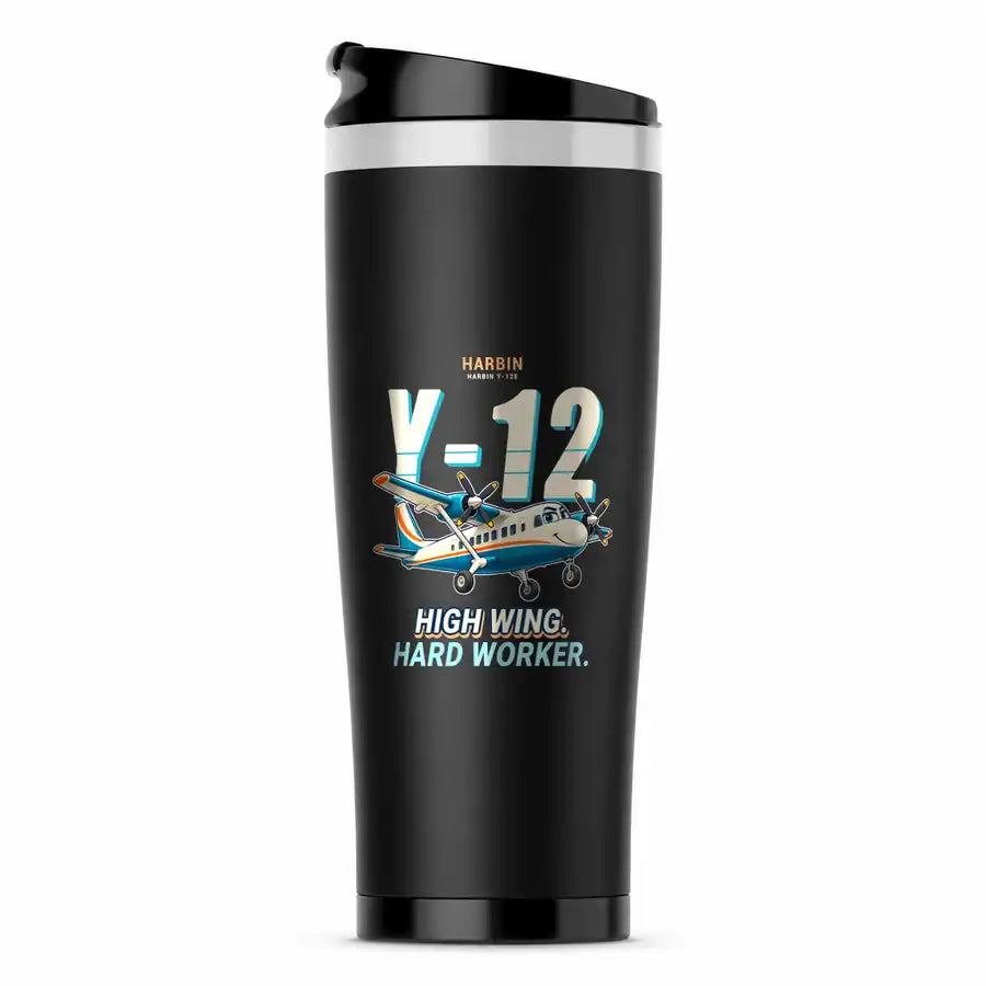 Harbin Y-12E - Cartoon - Stainless Steel (No Holder) - Black