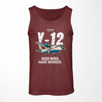 Thumbnail for Harbin Y-12E - Cartoon - Tank Top - Dark Red